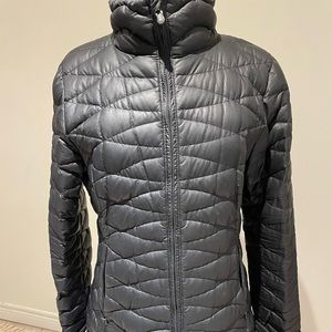 Patagonia Full Length light down zippered coat- Black size L
